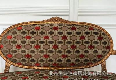法式沙发椅子 浪漫双人休闲椅 布艺椅 工厂定做 批发